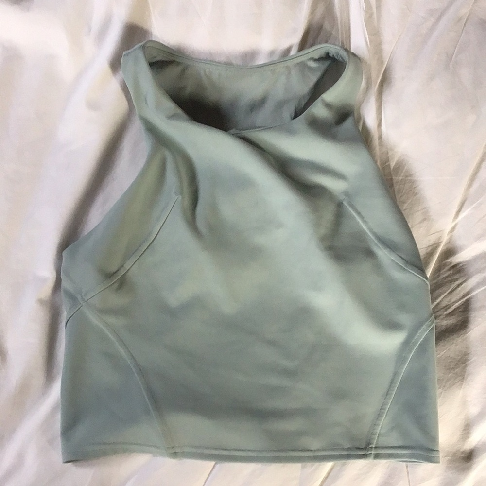 lululemon athletica Light Sage High-Neck Tank Top